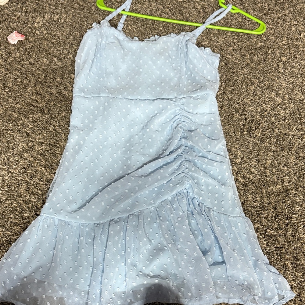 Light Blue Mini Dress
